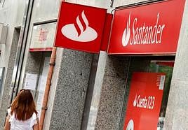 Oficina del Banco Santander.