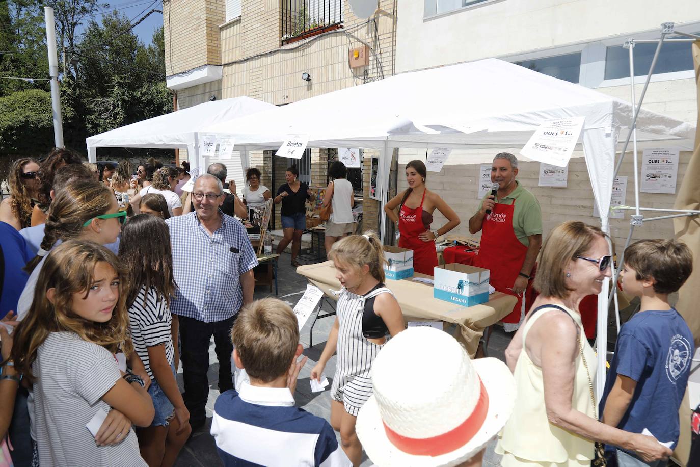 Exitosa cata de quesos en Sardón de Duero