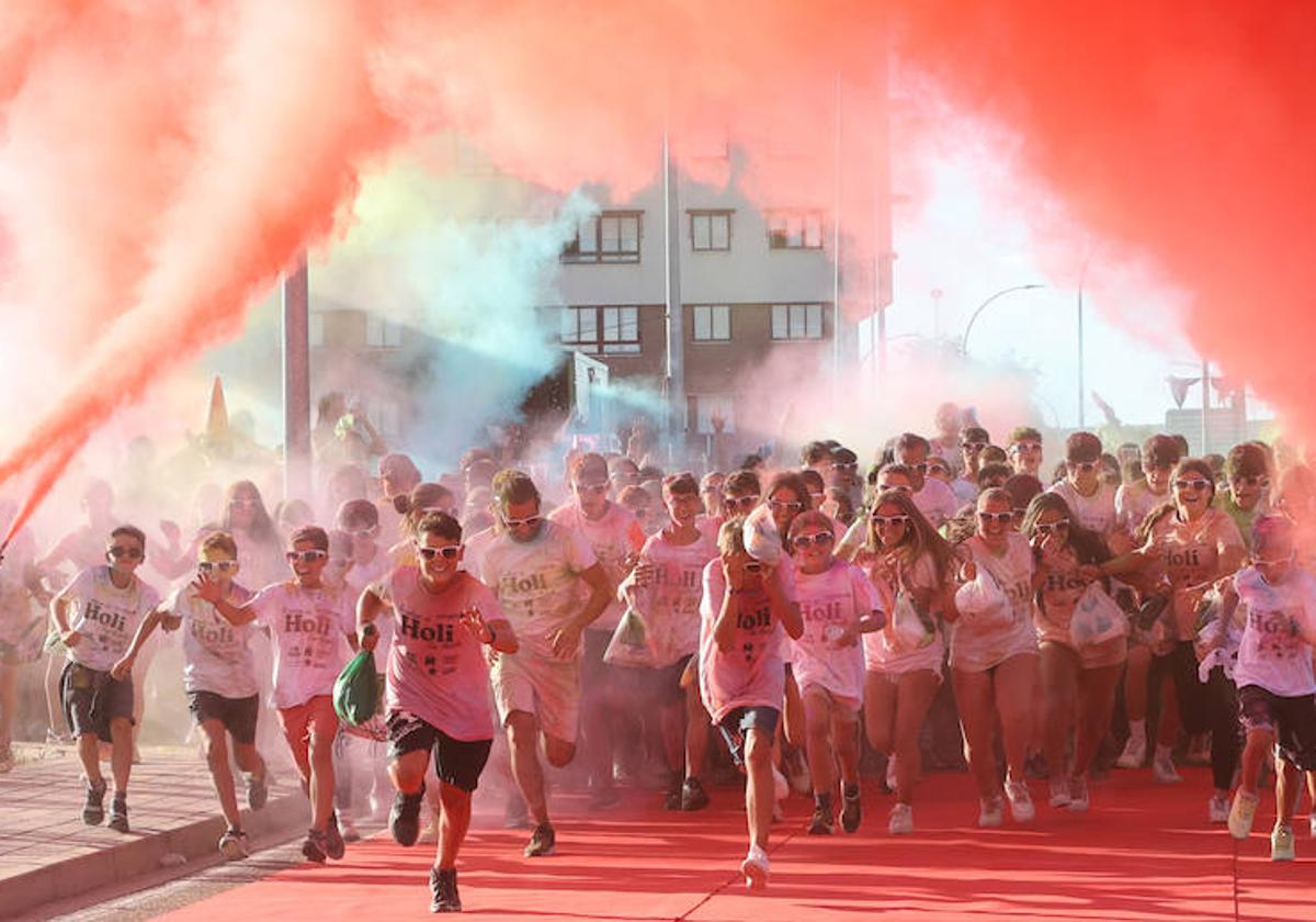 Palencia es de color &#039;holi run&#039;