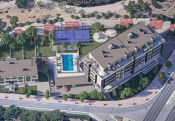 Infografía del nuevo residencial que ocupará la esquina de las calles Siervas de Jesús y Ciudad de la Habana.