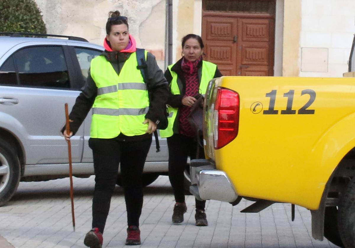 Voluntarias se presentan para colaborar en una dispositivo de búsqueda de una persona desaparecida en 2019 en Aguilafuente.