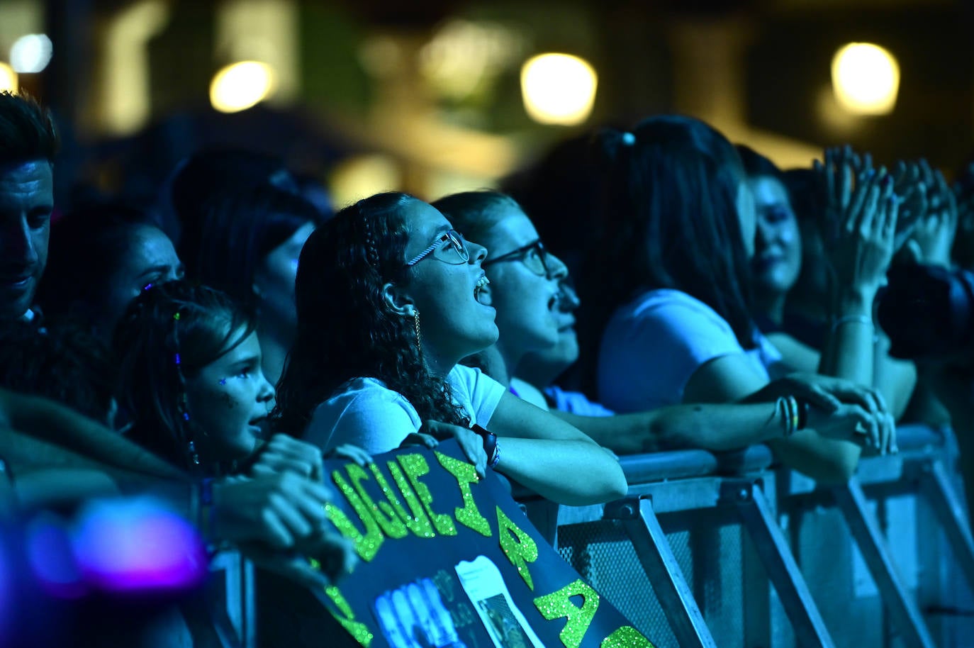 Las Tanxungeiras en su concierto de la Plaza Mayor