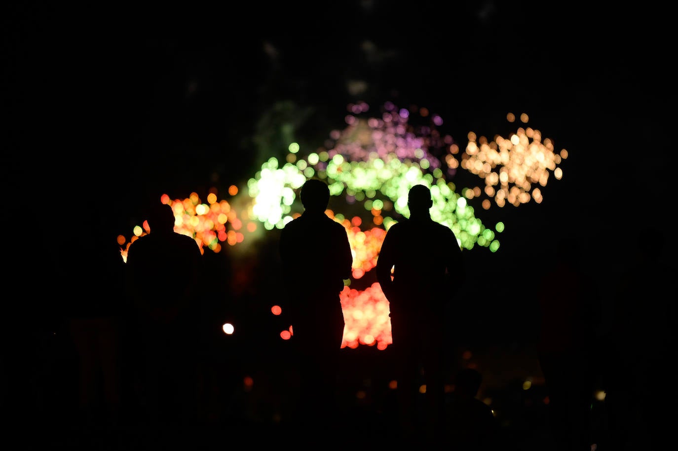 El cielo de Valladolid se llena de luces de colores