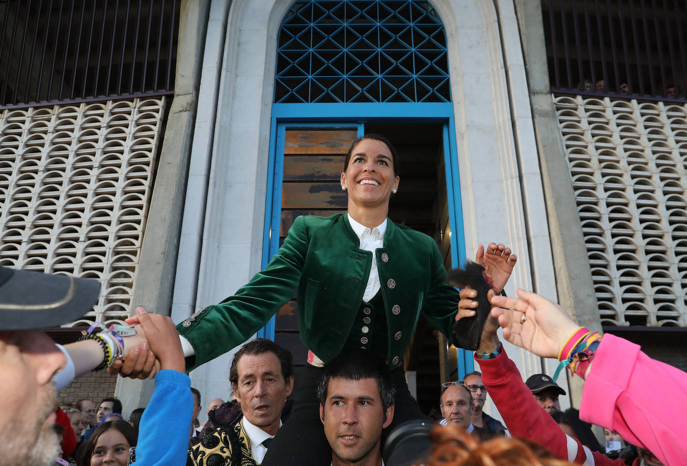 Corrida de rejones el día de San Antolín