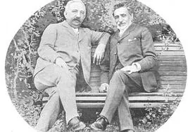 Germán Gamazo y Práxedes Mateo Sagasta.