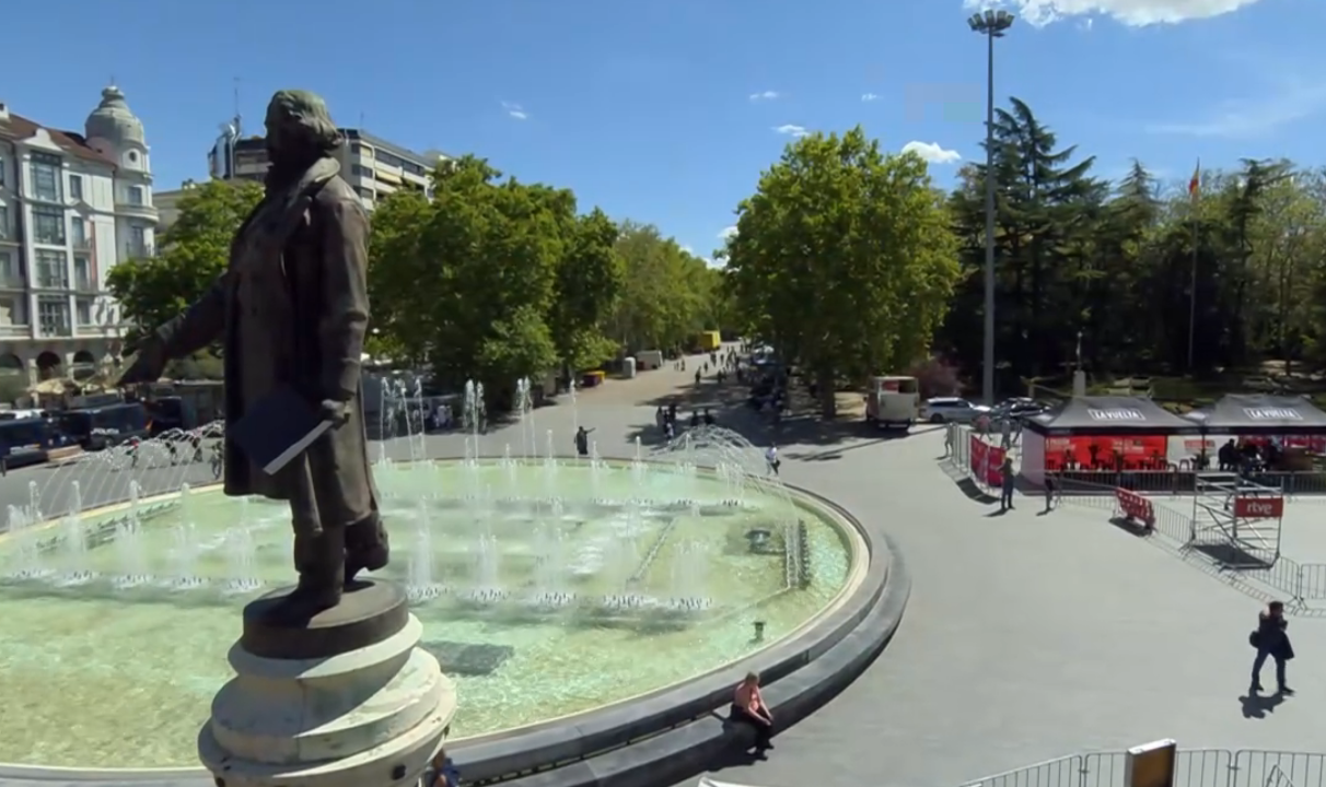 Fuente de la plaza Zorrilla.