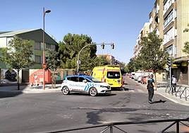 Lugar del accidente, entre las calles Cigüeña y Tórtola.