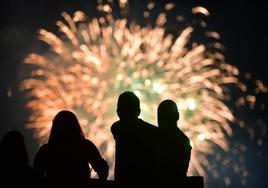 La noche vallisoletana vuelve a iluminarse con los fuegos artificiales