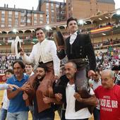 Una leyenda y una esperanza del rejoneo, unidas en la puerta grande