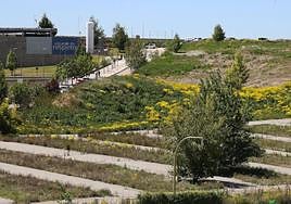 Terrenos donde está prevista la ampliación del Hospital General de Segovia.