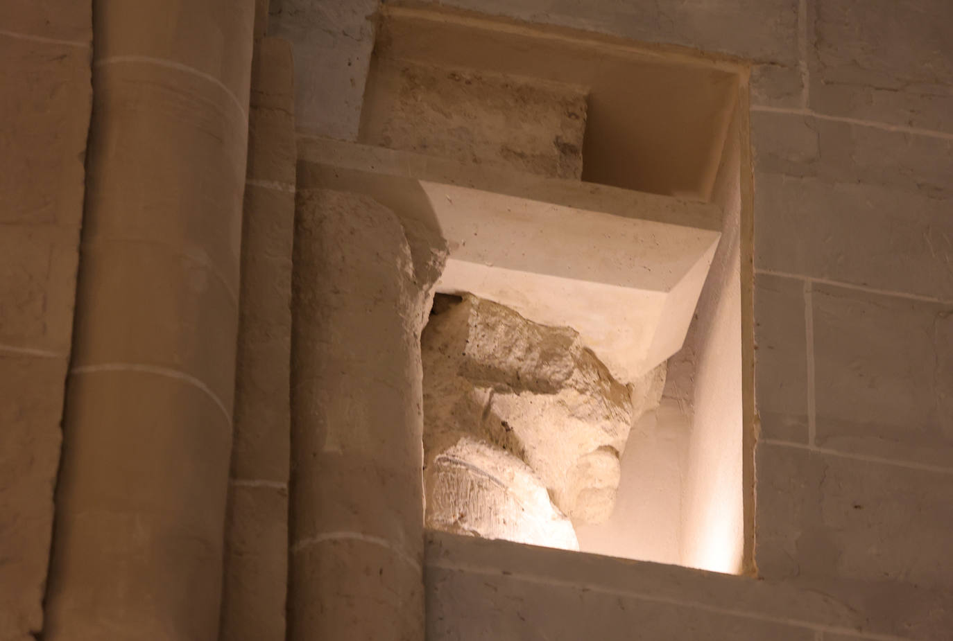 Las obras de restauración de la Catedral de Palencia la embellecen