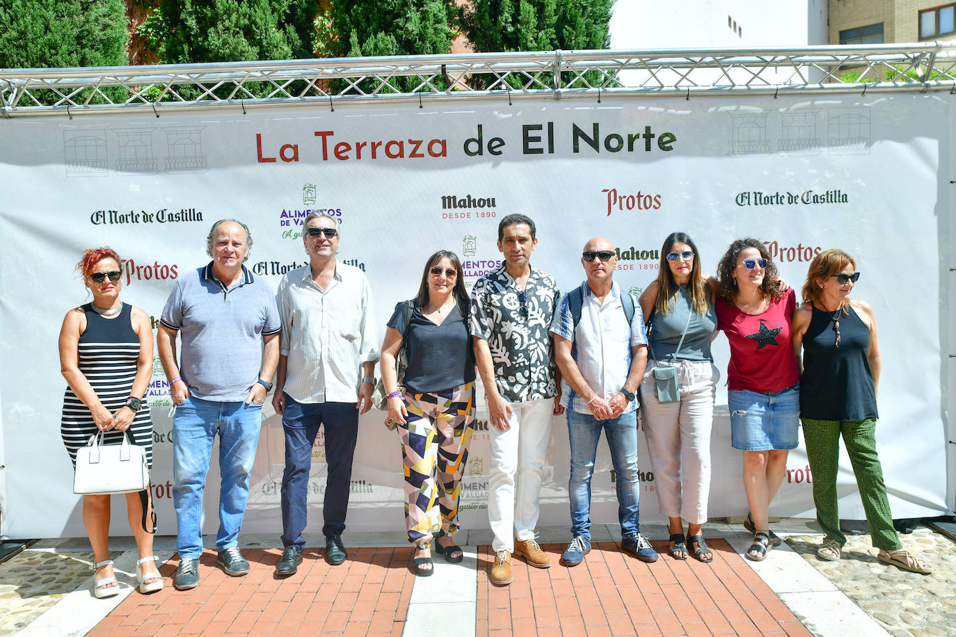 Patricia García, Enrique Castillejos, Saturnino Fernández, Sheila Mateos, Vicente Andrés, Fernando Fraile, Yolanda Martín, Elena Blasco y Nieves Granado (CCOO Castilla y León).