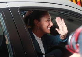 La candidata presidencial del partido Movimiento de Regeneración Nacional (Morena), Claudia Sheinbaum.