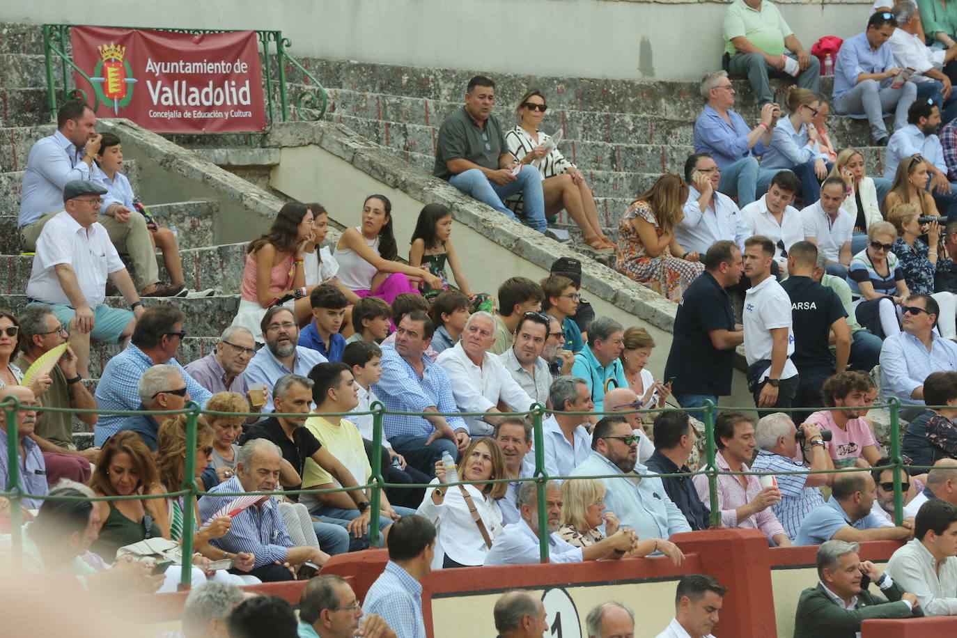 Búscate en la Plaza de Toros de Valladolid durante la corrida de este jueves