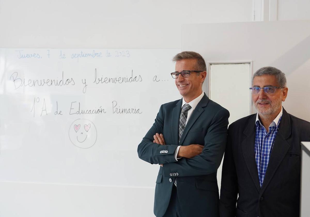 El secretario autonómico de Escuelas Católicas Castilla y León, Leandro Roldán.