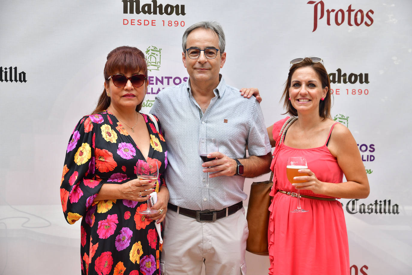 Guillermina Sánchez, Ángel Salamanca (Suministros Santovenia) y Sheila Martín (El Norte).