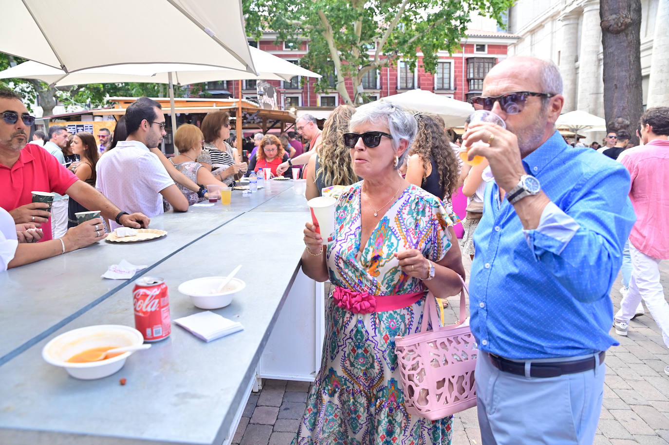 Llenazo en las casetas de la Feria de Día de las Fiestas de Valladolid 2023