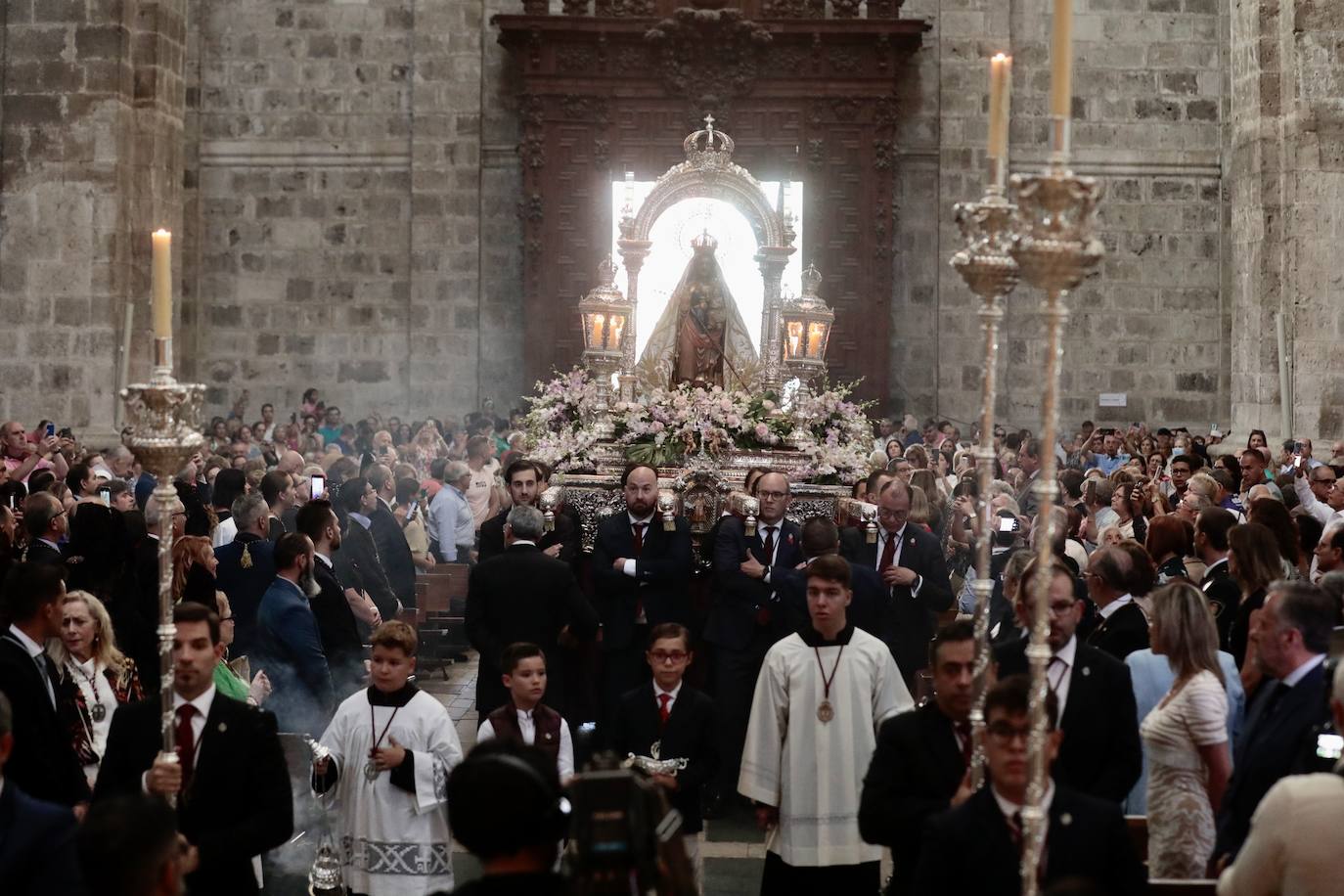 Misa y procesión de Nuestra Señora de San Lorenzo en las Fiestas de Valladolid