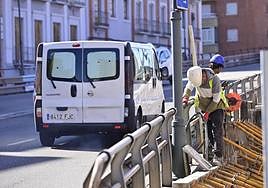 ÚIltimas obras acometidas en el viaducto de Arco de Ladrillo.