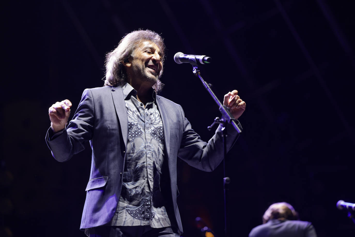 Antonio Carmona y Niña Pastori en sus conciertos de la Plaza Mayor de Valladolid