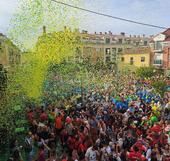 Herido un niño al golpearse la cabeza en una atracción de Laguna de Duero