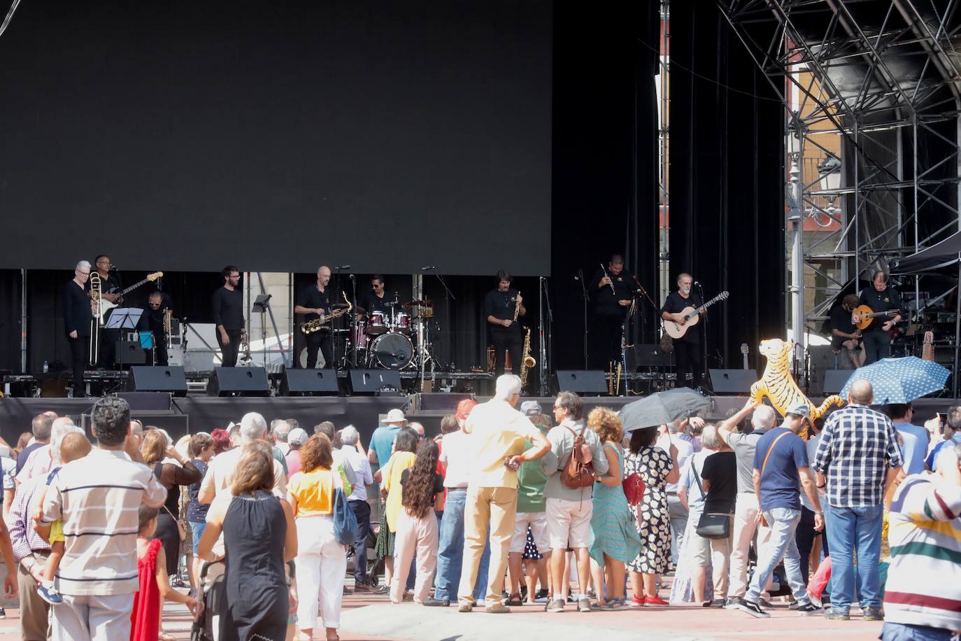 Actuación de La Banzanca en las Fiestas de Valladolid