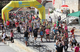 Carrera contra la fibromialgia, el año pasado en Villalobón.