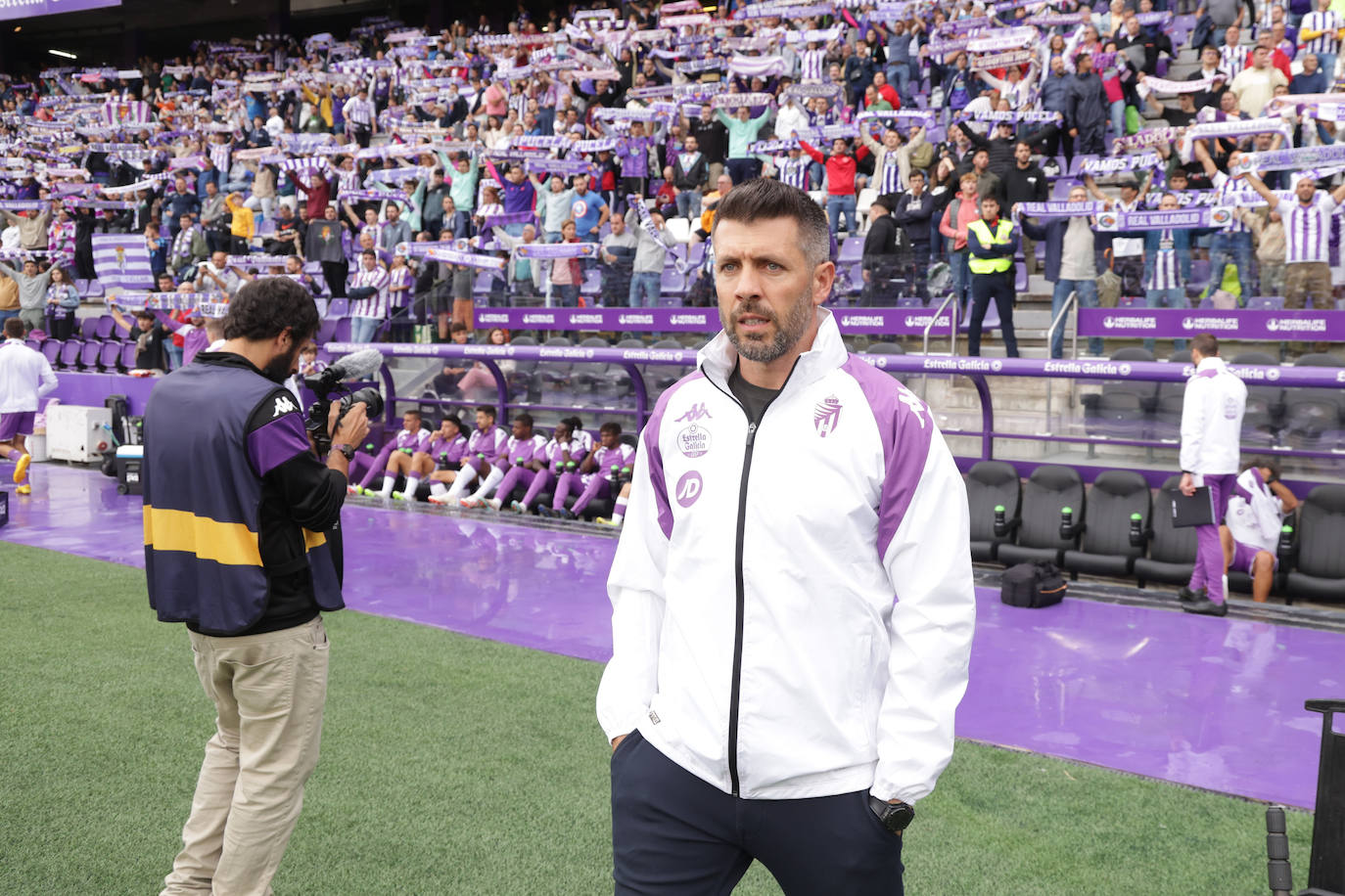 El partido entre el Real Valladolid y el Cartagena, en imágenes