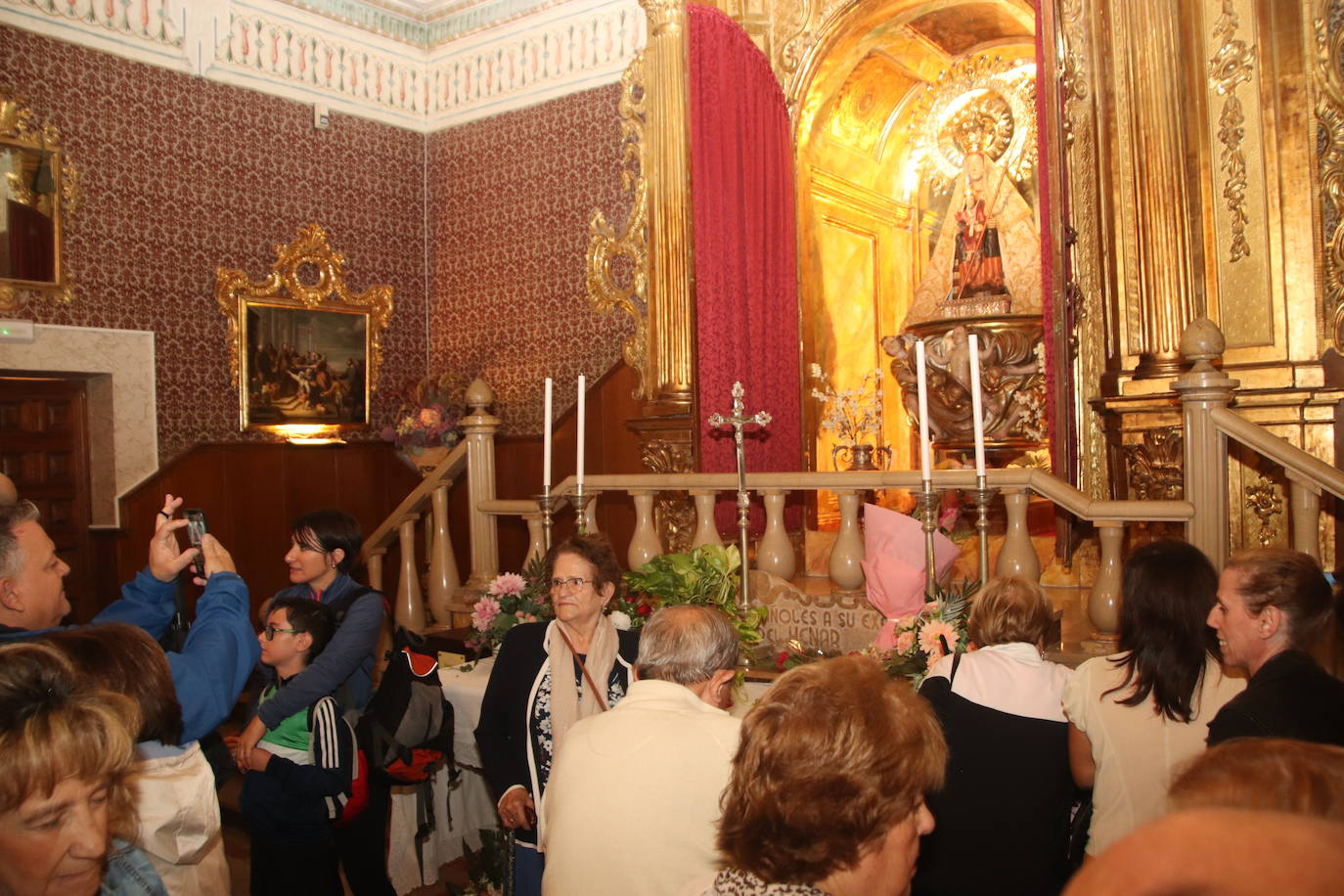 Romería de la Virgen del Henar pasada por agua