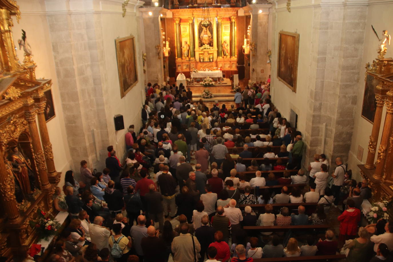 Romería de la Virgen del Henar pasada por agua