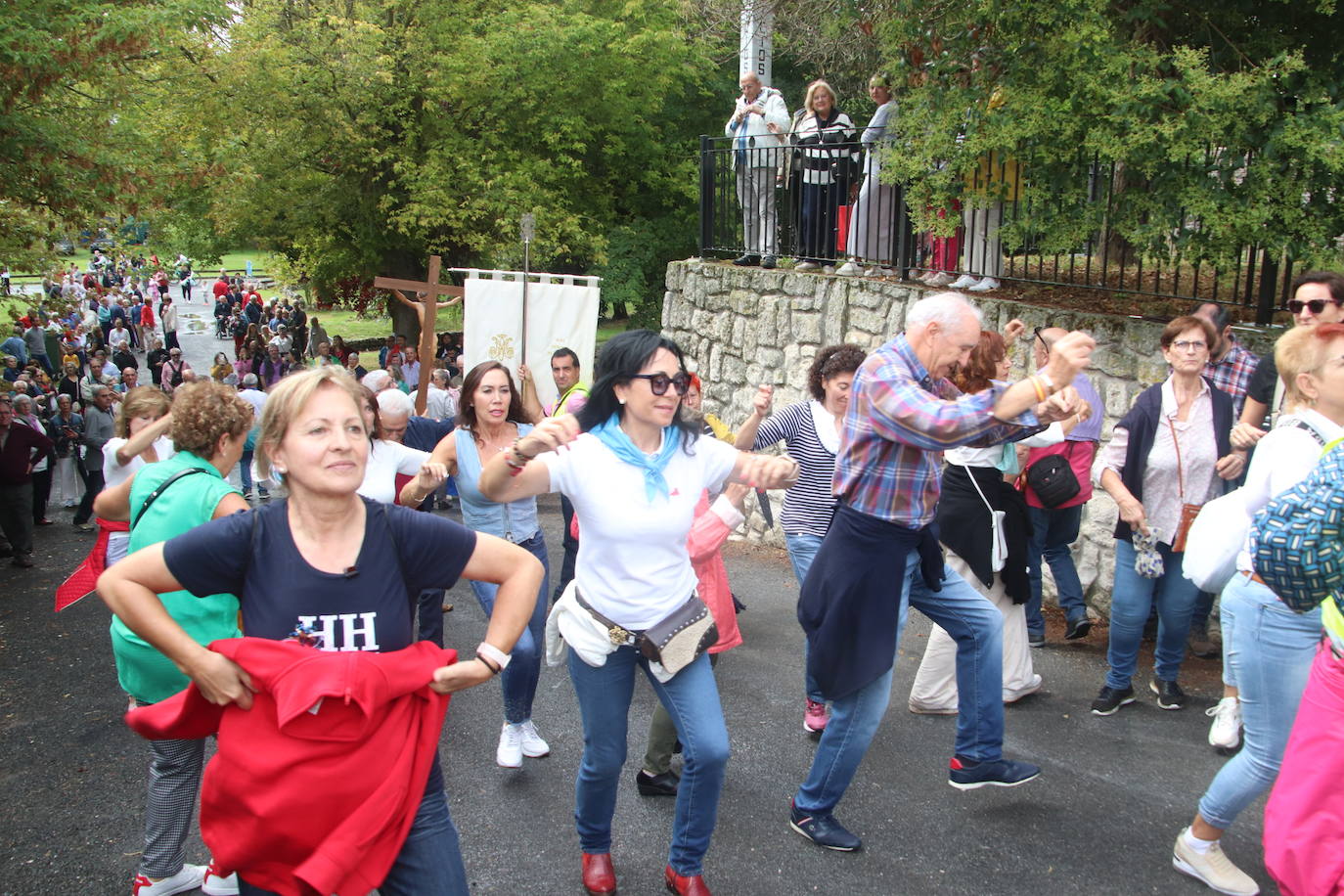 Romería de la Virgen del Henar pasada por agua