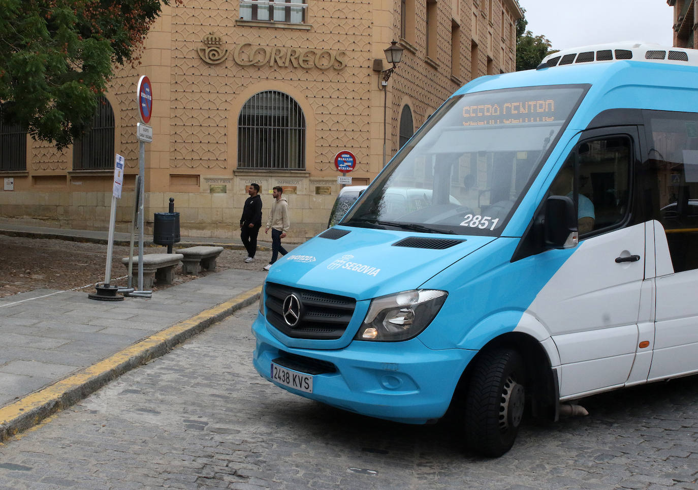 Primer ensayo con lanzaderas desde el Acueducto