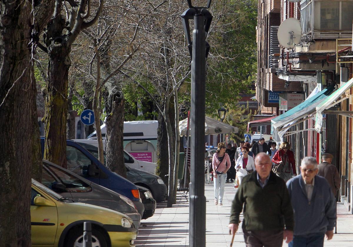 Calle Obispo Quesada de Segovia.