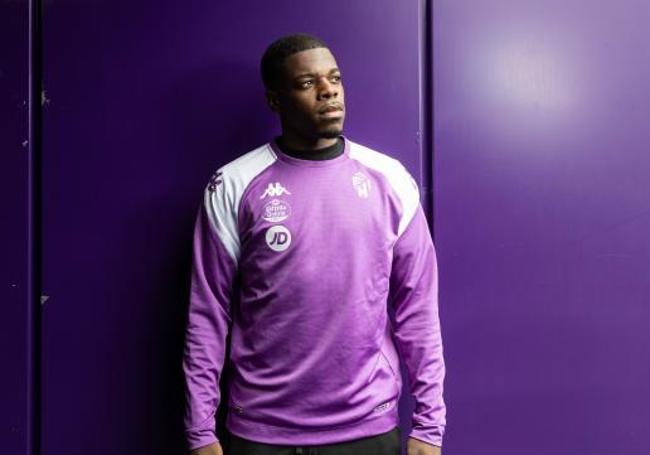 Iván Cédric, en el interior del estadio José Zorrilla.