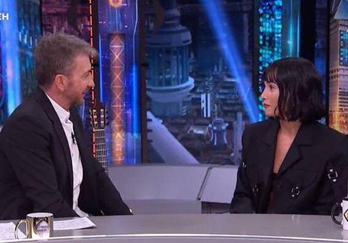 Aitana Ocaña entrevistada por Pablo Motos en 'El Hormiguero'.