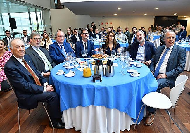 Mesa presidencial del Encuentro Económico de El Norte de Castilla y Caixabank.