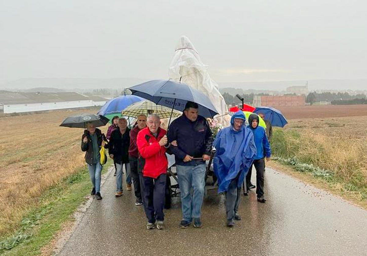 Romería en honor a la Virgen de Valdesalce en Torquemada