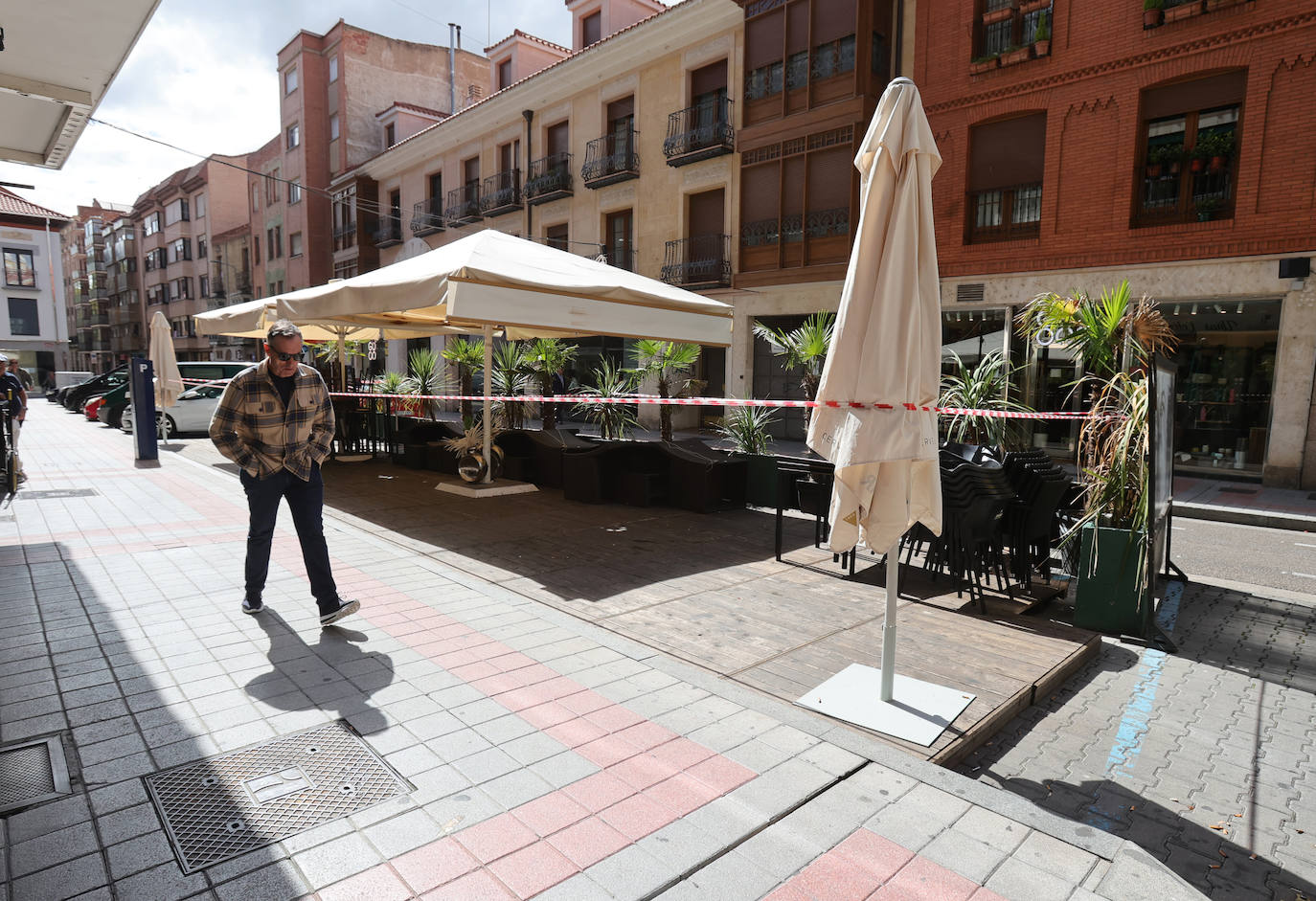 Adiós a las terrazas covid en Palencia