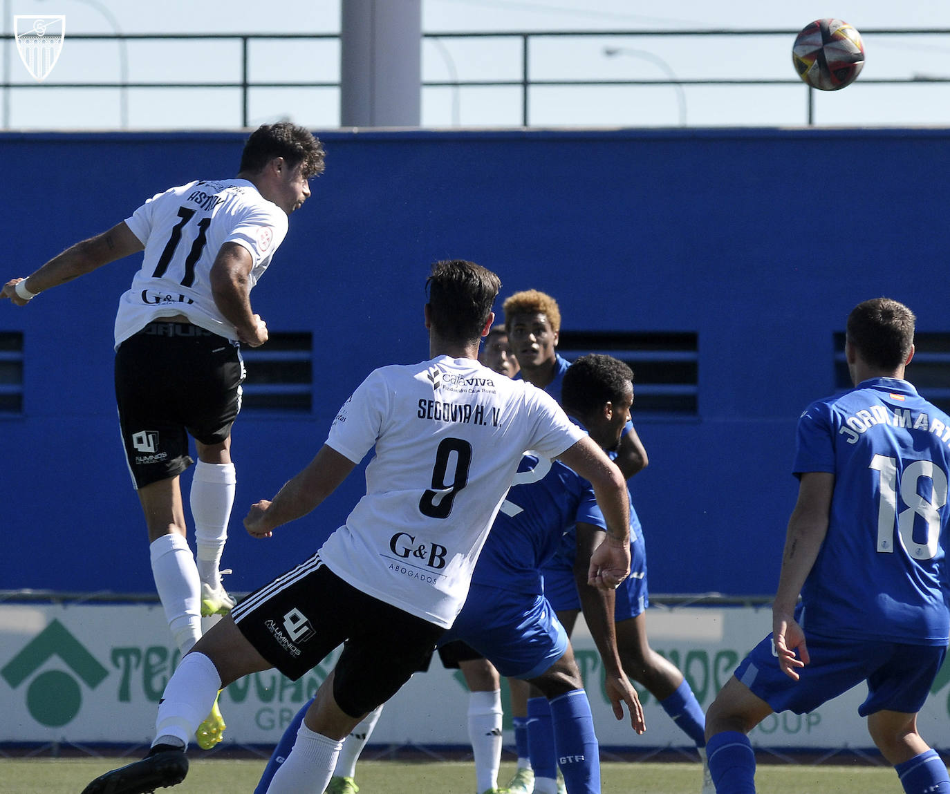 El empate entre el Getafe B y la Segoviana, en imágenes