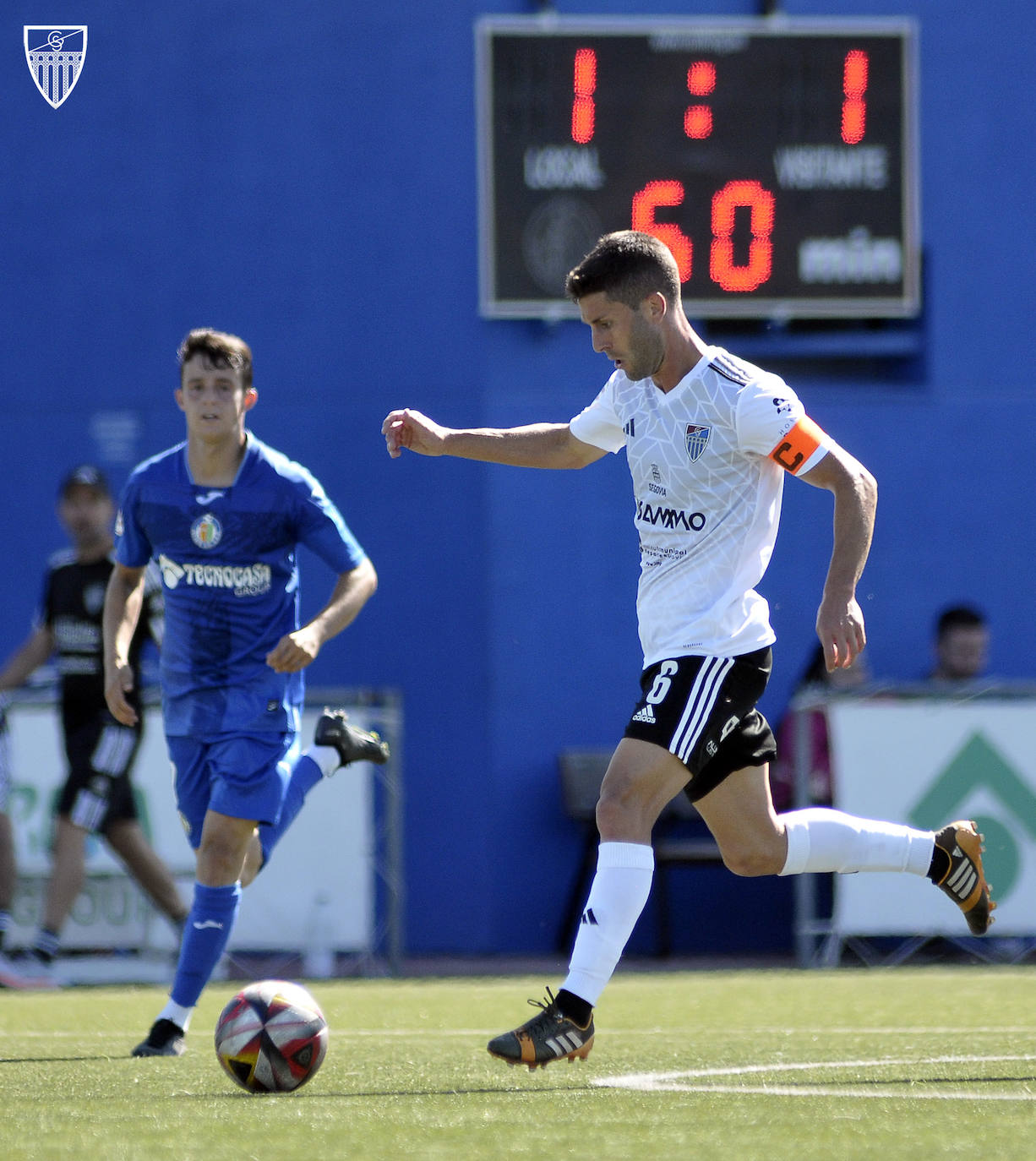 El empate entre el Getafe B y la Segoviana, en imágenes