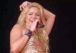 Shakira durante un concierto, en una imagen de archivo.