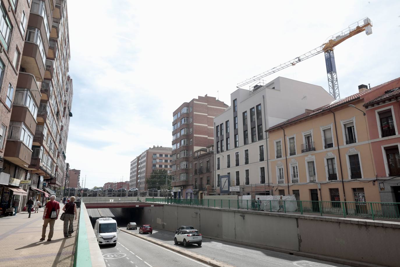 El nuevo edificio que se está construyendo en la plaza Circular