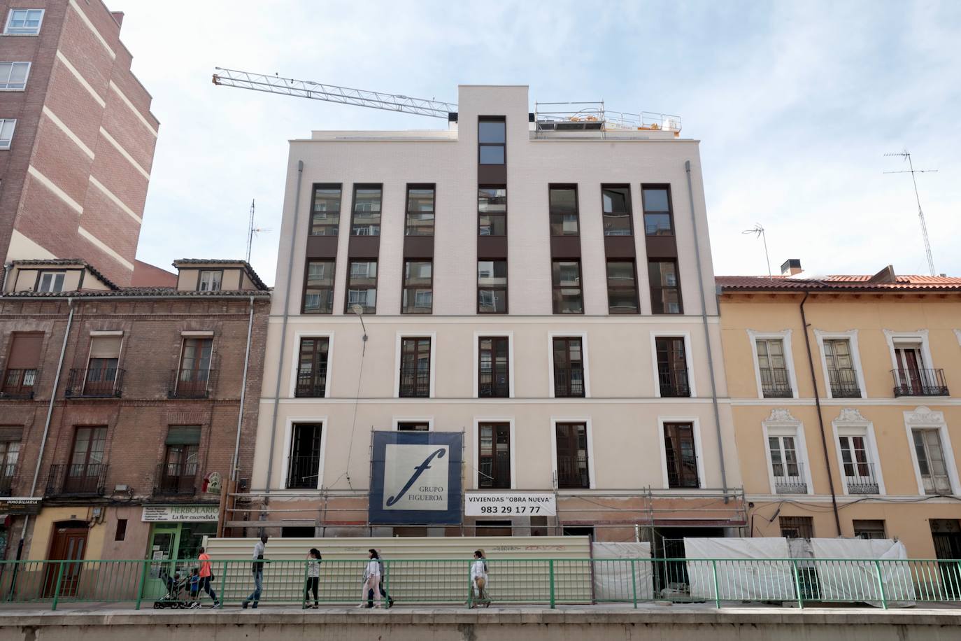 El nuevo edificio que se está construyendo en la plaza Circular