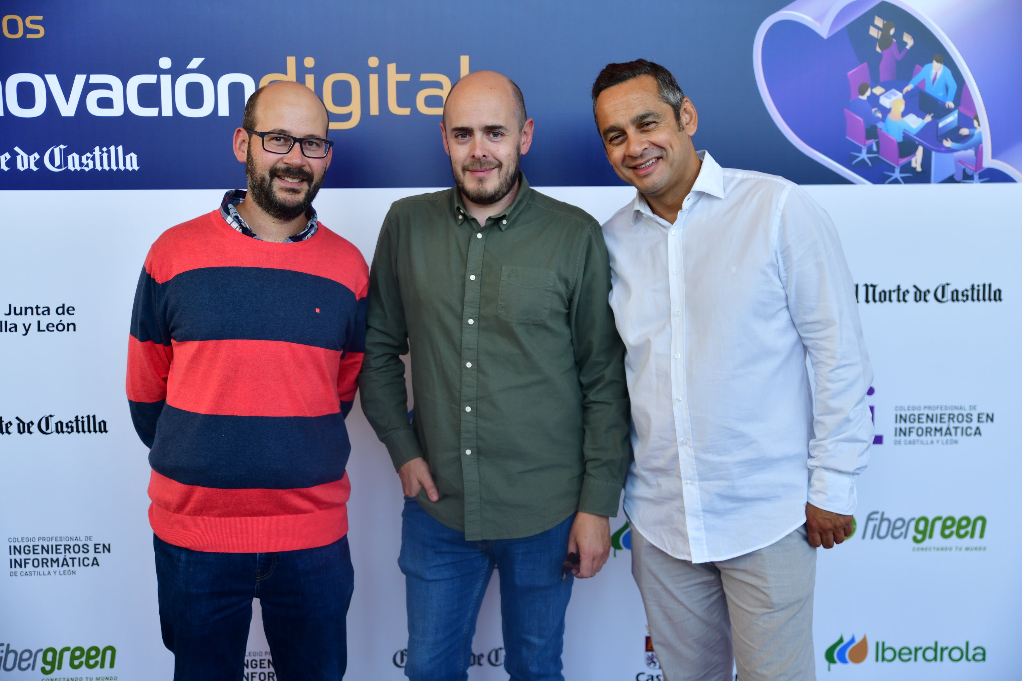 Fibergreen: Martín Arnal, Óscar Prieto y Carlos Verdejo.