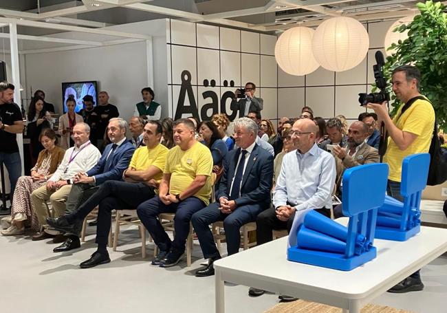 Acto oficial de reinauguración de la tienda Ikea