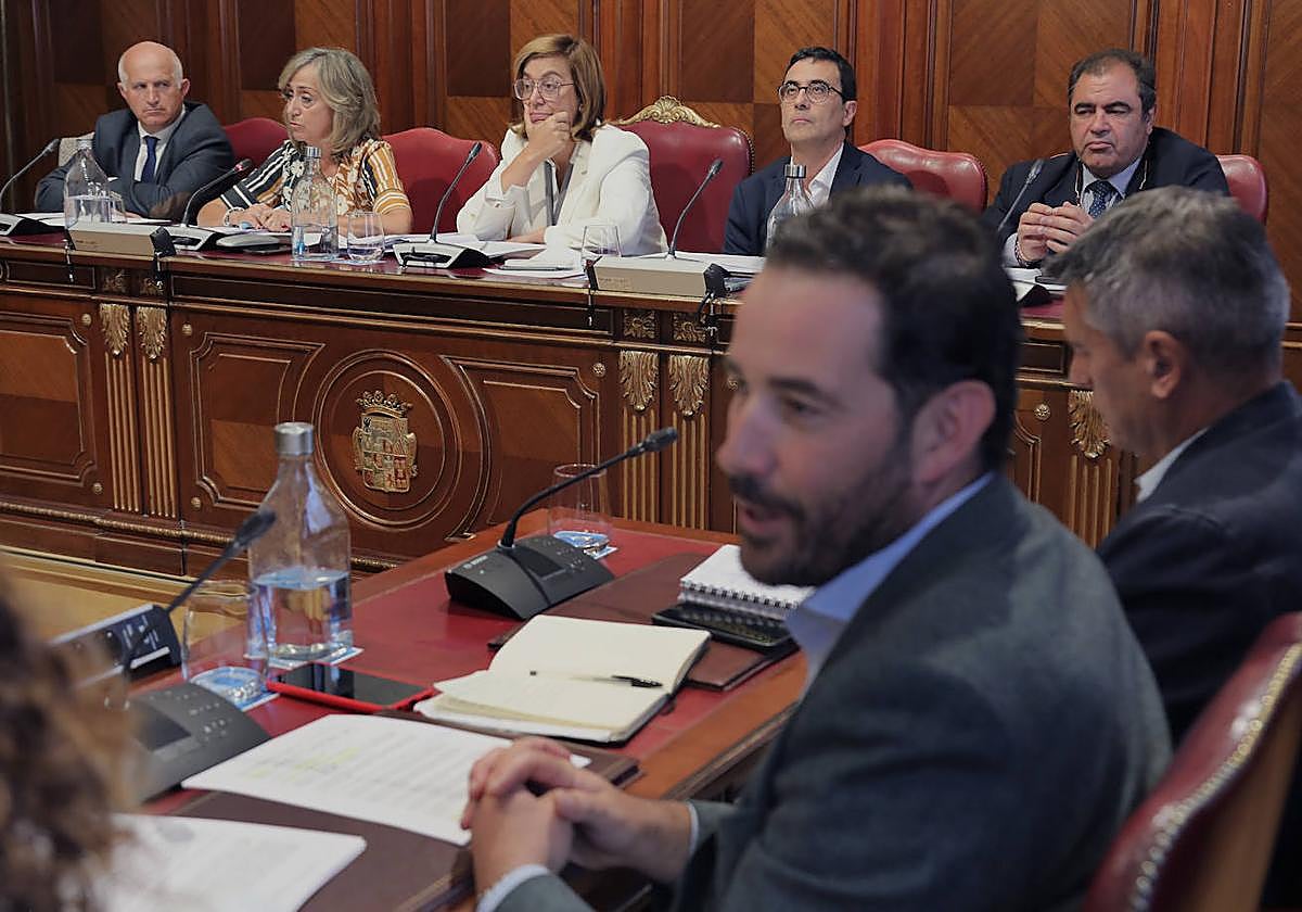 Pleno de la Diputación de Palencia.