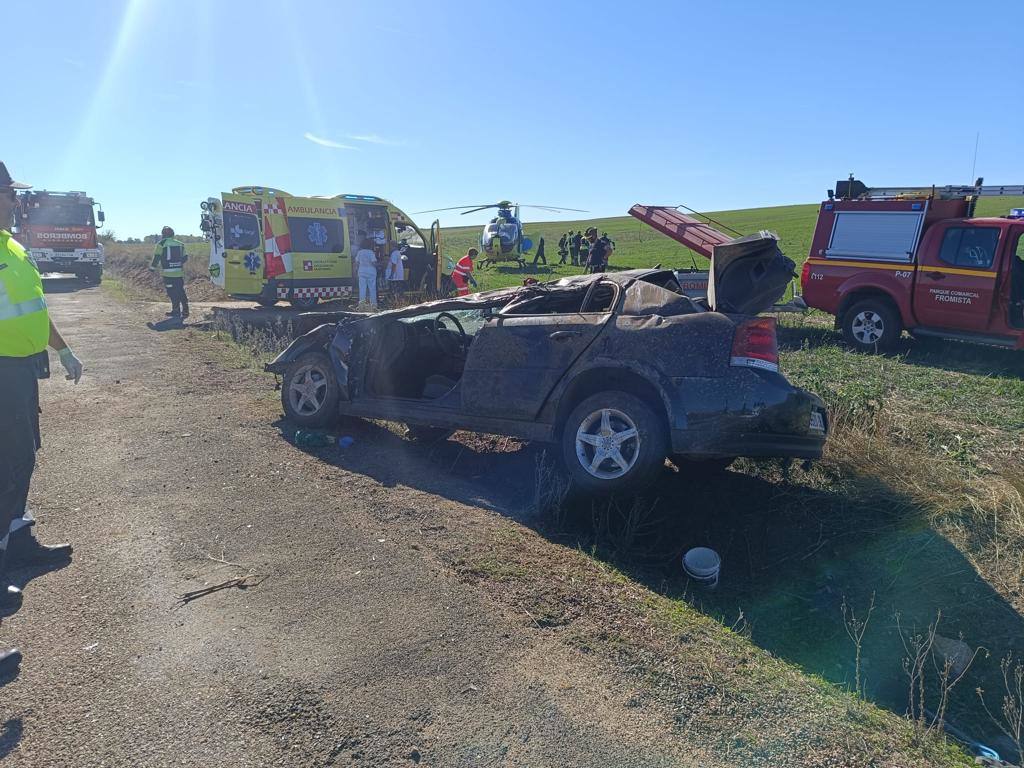 Accidente de tráfico con dos muertos en Lantadilla