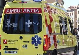Ambulancia en Segovia.