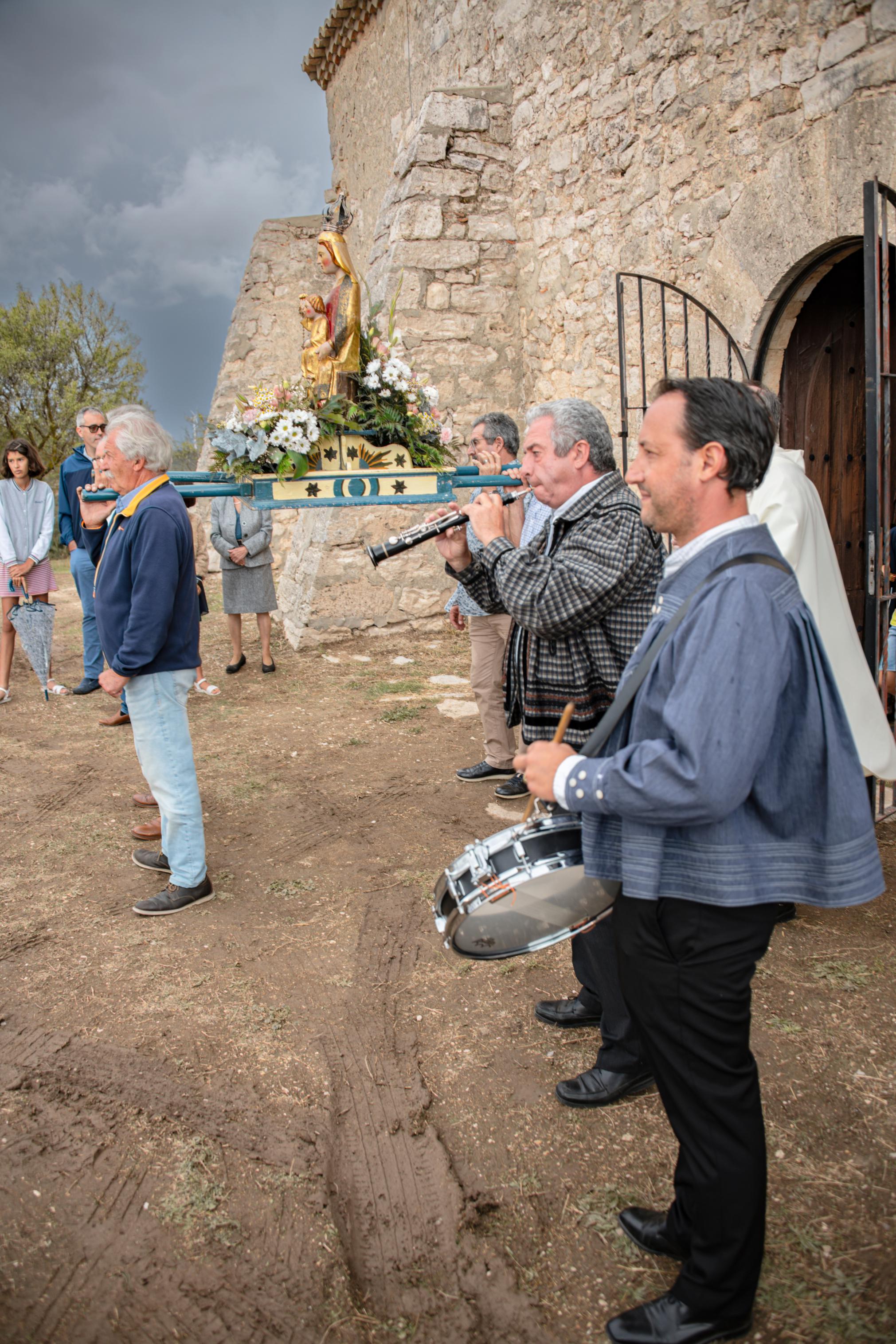 Valdecañas de Cerrato se rinde a la Virgen del Campo