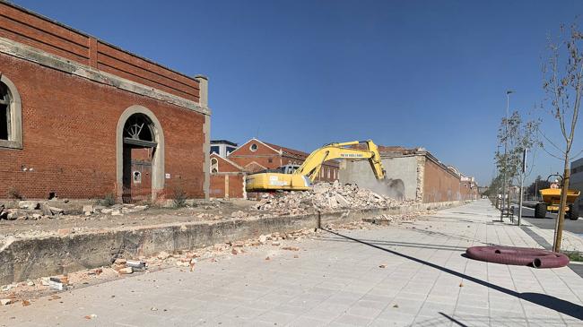 Imagen después - El derribo del muro del cuartel Conde Ansúrez anticipa la apertura de su avenida